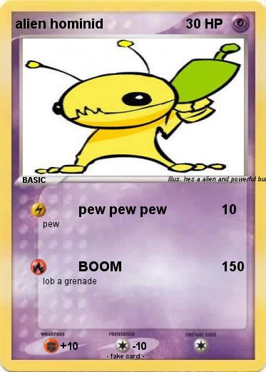 Pokemon alien hominid