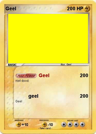 Pokemon Geel