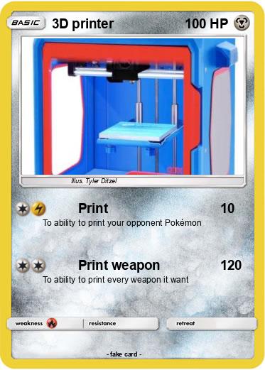 Pokemon 3D printer