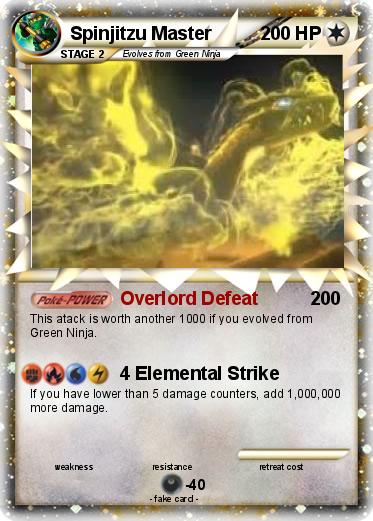 Pokemon Spinjitzu Master