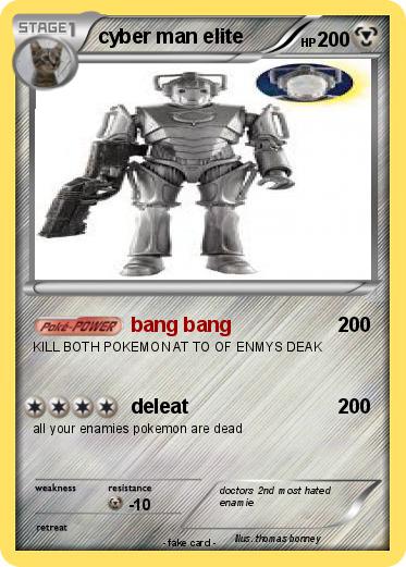 Pokemon cyber man elite