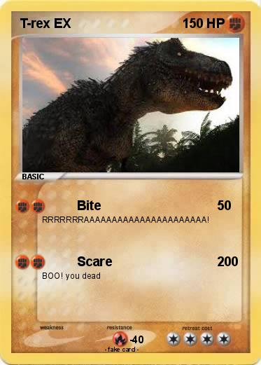 Pokemon T-rex EX