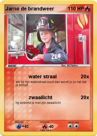 Pokemon Jarno de brandweer