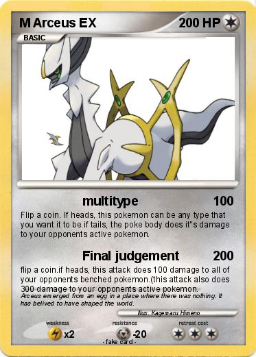 Pokemon M Arceus EX