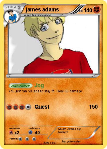 Pokemon james adams