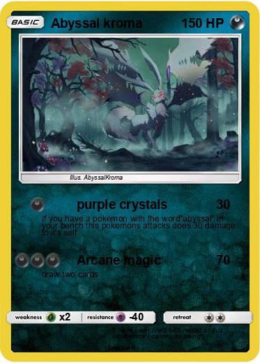 Pokemon Abyssal kroma