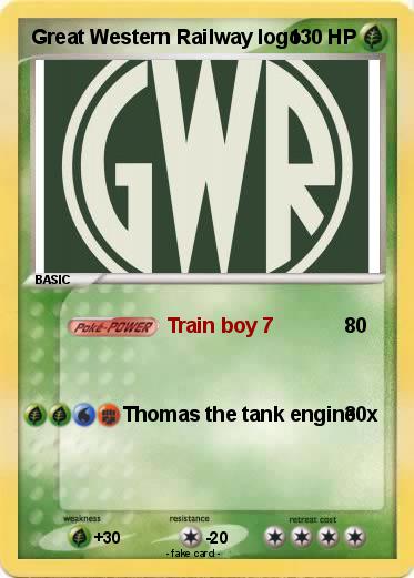 Pokemon Great Western Railway logo