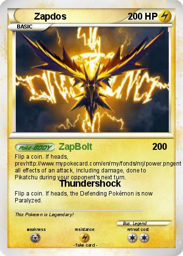 Pokemon Zapdos