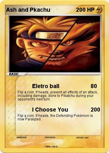 Pokemon Ash and Pkachu