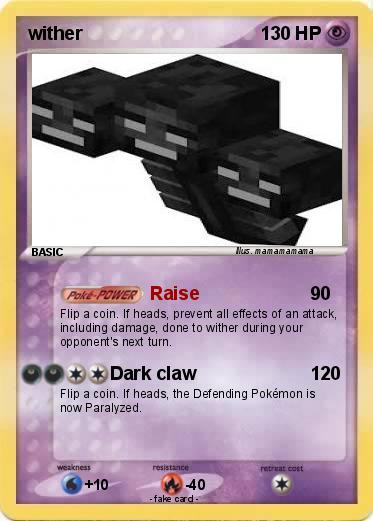 Pokemon wither