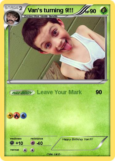 Pokemon Van's turning 9!!!