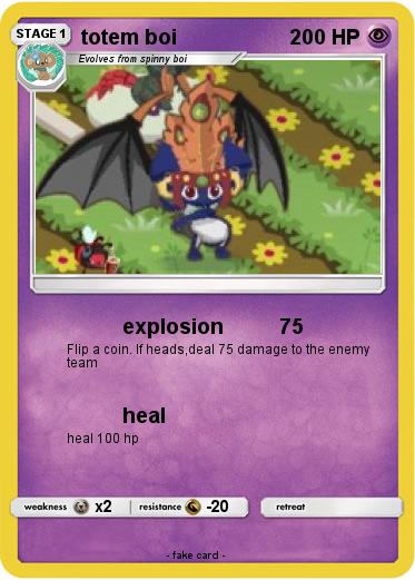 Pokemon totem boi