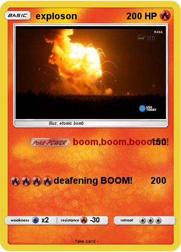 Pokemon exploson