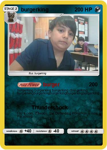 Pokemon burgerking