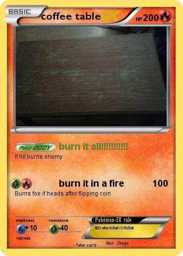 Pokemon coffee table
