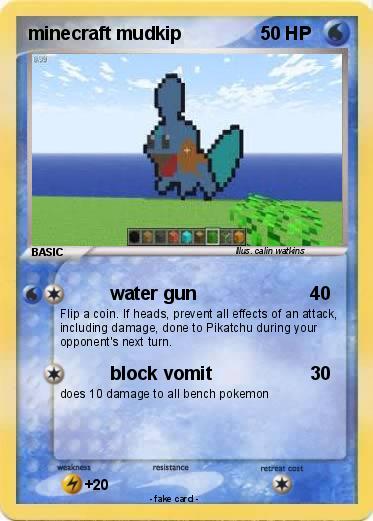Pokemon minecraft mudkip