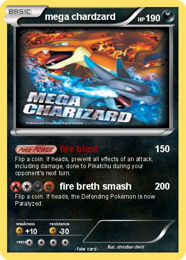 Pokemon mega chardzard