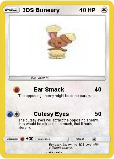 Pokemon 3DS Buneary