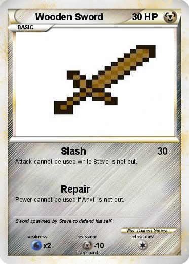 Pokemon Wooden Sword