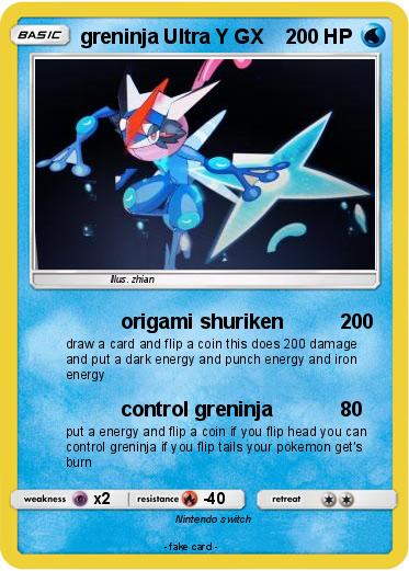 Pokemon greninja Ultra Y GX