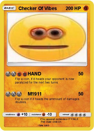 Pokemon Checker Of Vibes