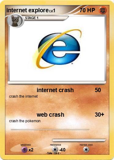 Pokemon internet explore