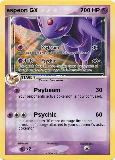 Pokemon espeon GX