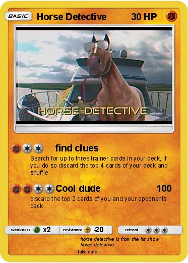 Pokemon Horse Detective