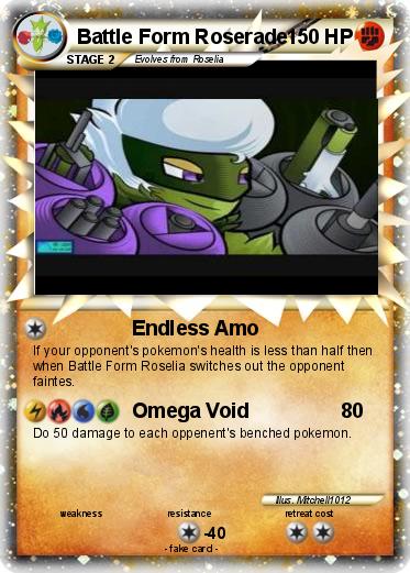 Pokemon Battle Form Roserade
