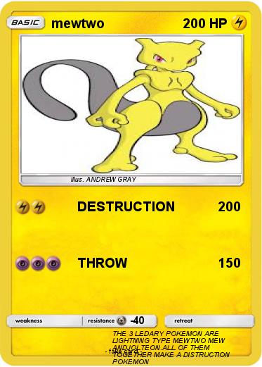 Pokemon mewtwo