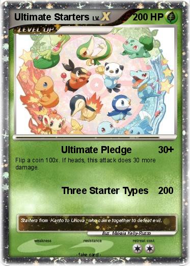 Pokemon Ultimate Starters