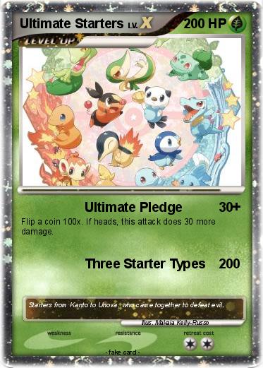 Pokemon Ultimate Starters