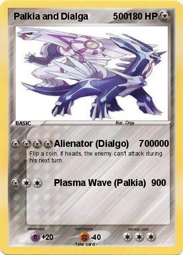 Pokemon Palkia and Dialga          500