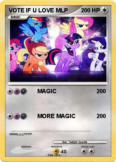 Pokemon VOTE IF U LOVE MLP