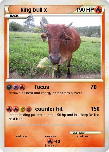 Pokemon king bull x