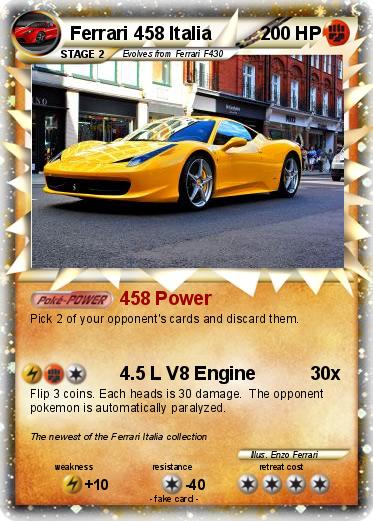 Pokemon Ferrari 458 Italia