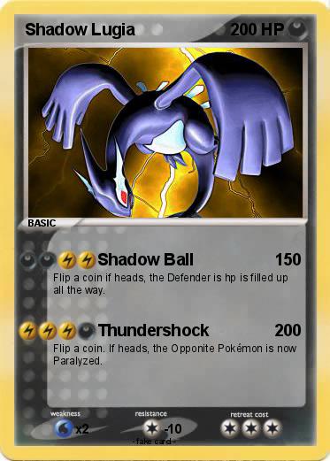Pokemon Shadow Lugia