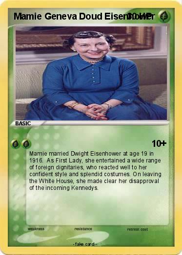 Pokemon Mamie Geneva Doud Eisenhower