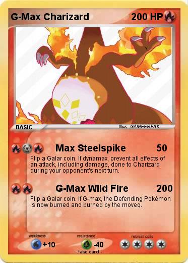Pokemon G-Max Charizard