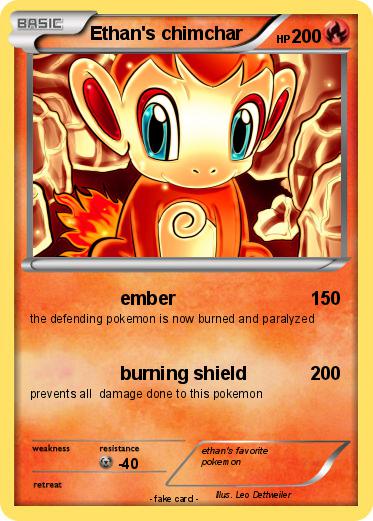 Pokemon Ethan's chimchar
