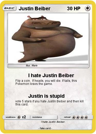 Pokemon Justin Beiber