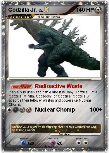 Pokemon Godzilla Jr.