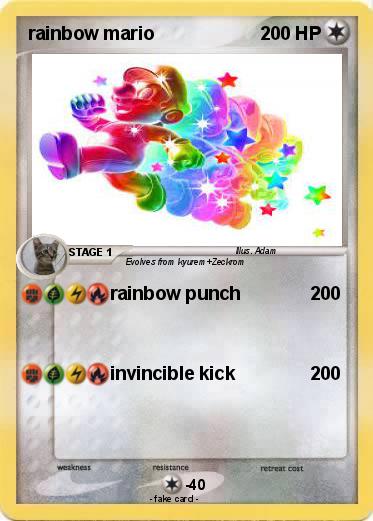 Pokemon rainbow mario