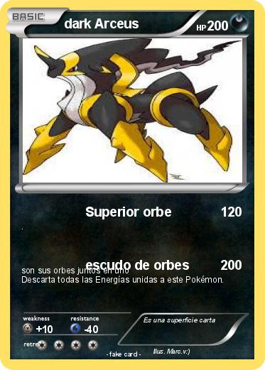 Pokemon dark Arceus