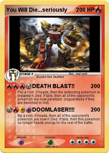 Pokemon You Will Die...seriously