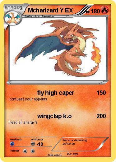 Pokemon Mcharizard Y EX