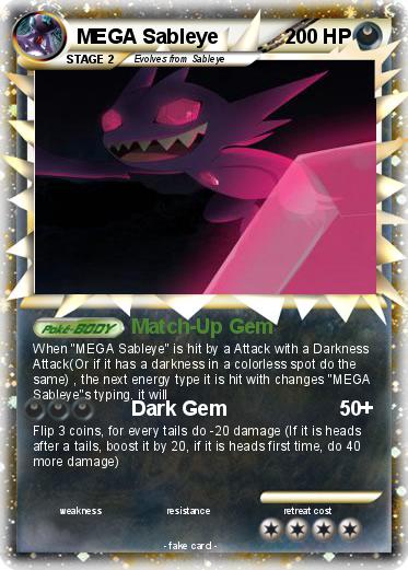 Pokemon MEGA Sableye
