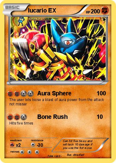 Pokemon lucario EX