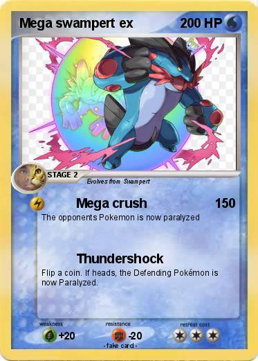 Pokemon Mega swampert ex