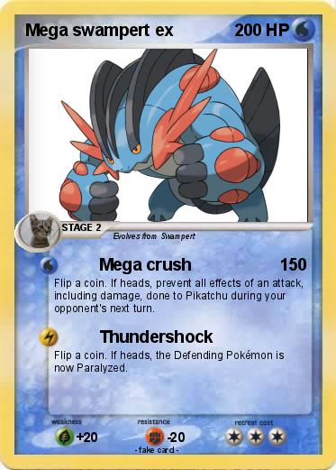 Pokemon Mega swampert ex